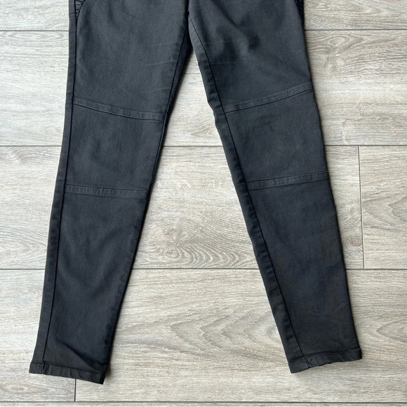 Zara Black Wash Stretch Moto  Skinny Jeans - Picture 4 of 10
